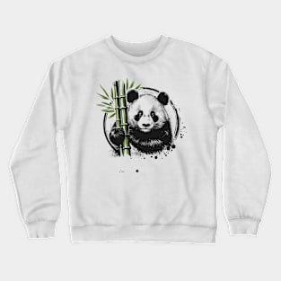 Ink Panda Illustration Crewneck Sweatshirt